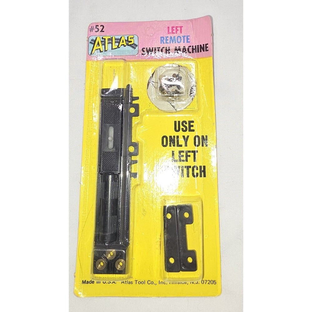 Atlas HO Scale Left Hand Remote Switch Machine #52 NOS